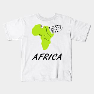 A funny map of Africa Kids T-Shirt